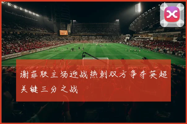 谢菲联主场迎战热刺双方争夺英超关键三分之战